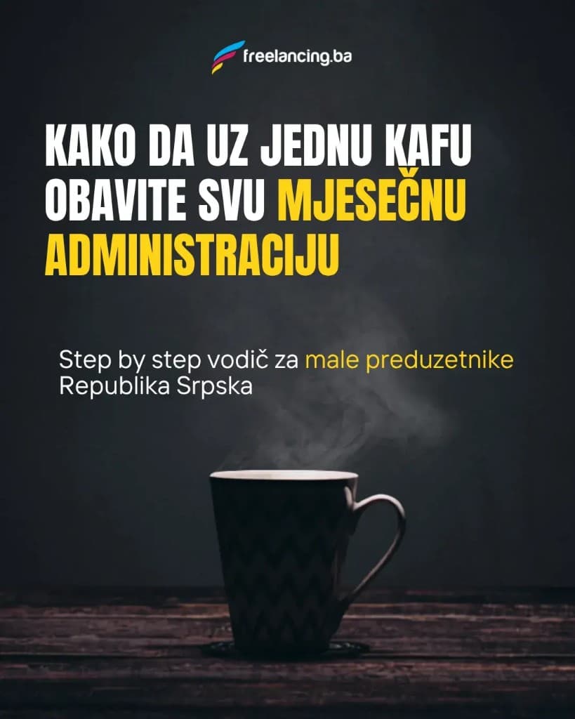 Kompletna mjesečna administracija uz jednu kafu