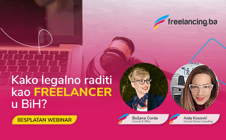 Besplatan webinar: Kako legalno raditi kao freelancer u BiH