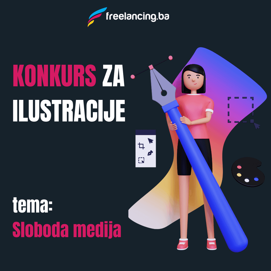 Konkurs za ilustracije na temu "Sloboda medija"