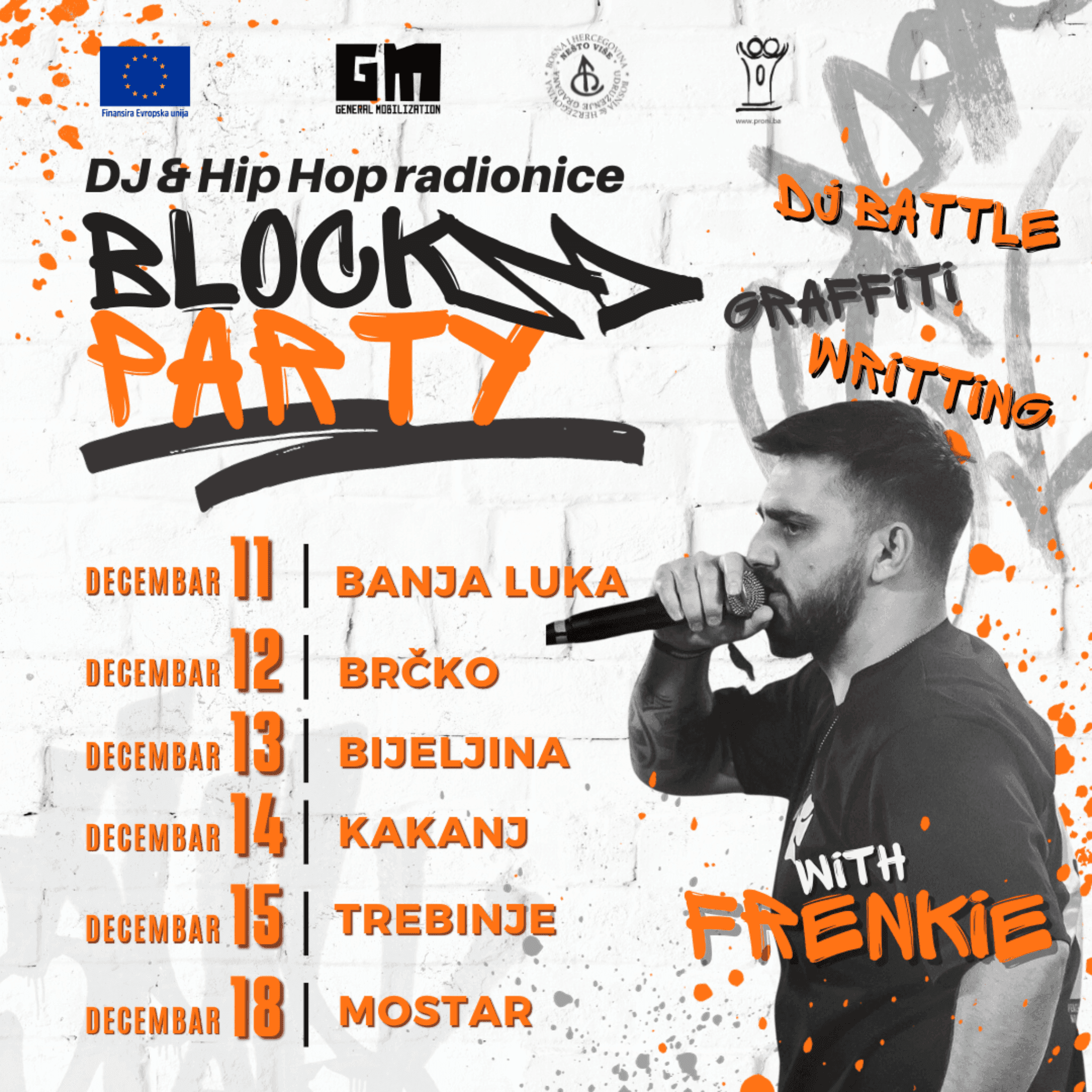 Block Party - besplatna DJ i Hip Hop radionica