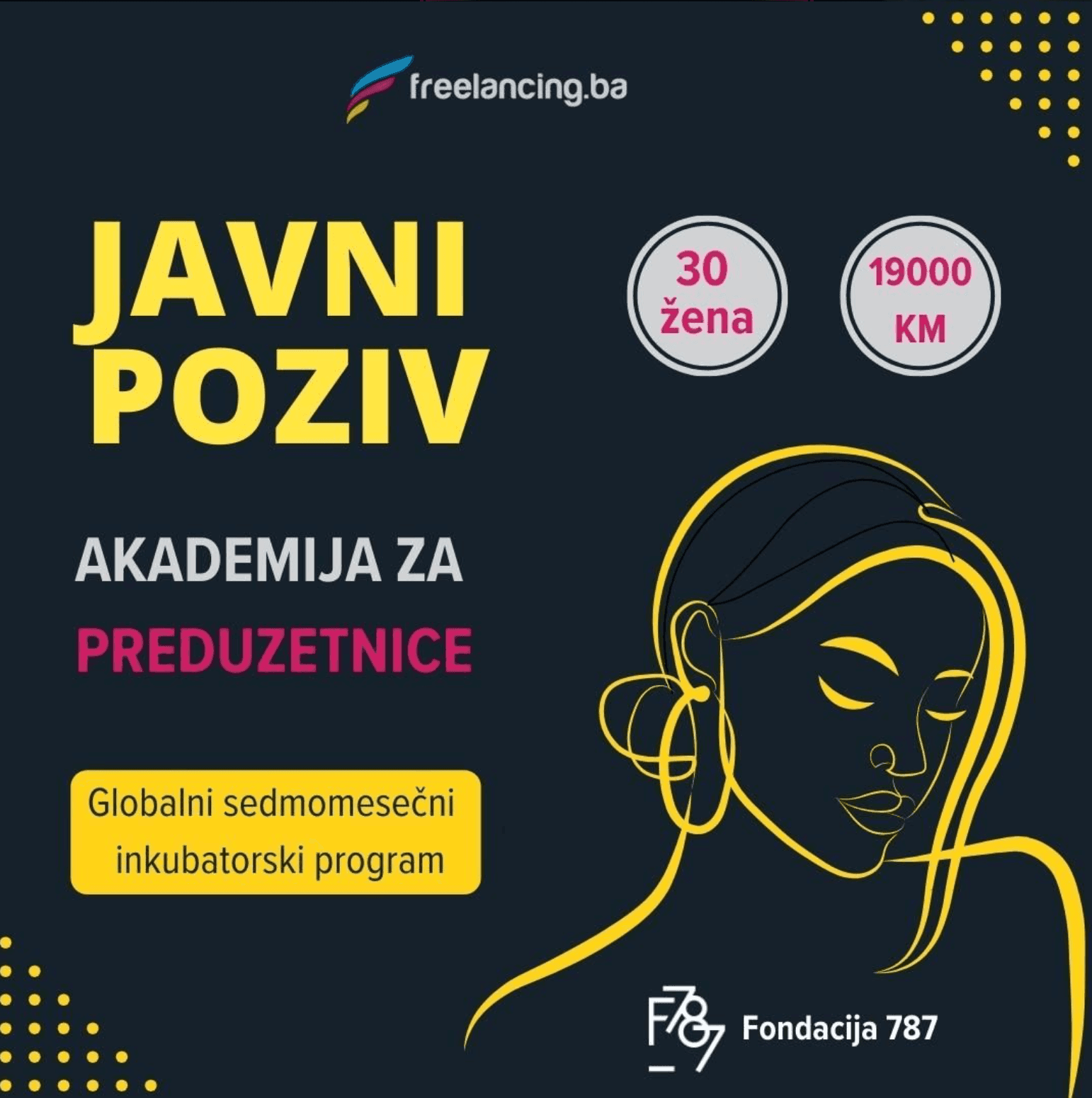 JAVNI POZIV - Akademija za preduzetnice