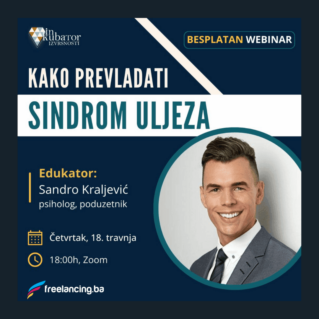  Imposter sindrom - Kako prevladati sindrom uljeza (Besplatan webinar)